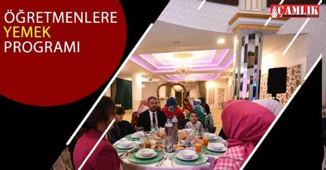 Pursaklar Belediye Başkanından Öğretmenler Günü münasebetiyle öğretmenler onuruna yemek programı