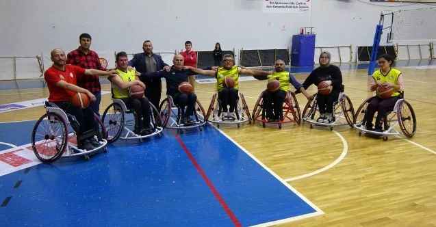 Yozgat'ta  engelleri basketbol ile aşıyorlar