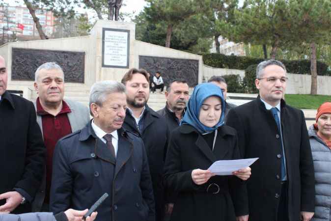 AK Parti Yozgat Kadın Kolları Kadına Şiddete Hayır dedi