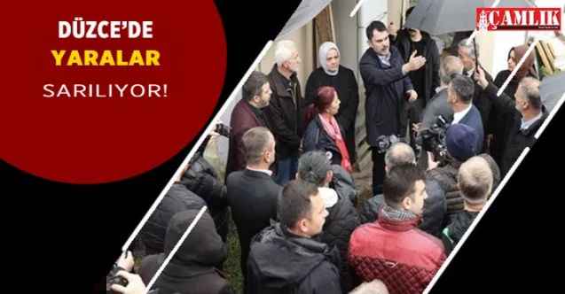 Murat Kurum: Düzce'de hasar tespit çalışmalarımız sürüyor