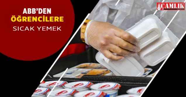Ankara Büyükşehir Öğrencilere sıcak yemek ikramını sürdürüyor
