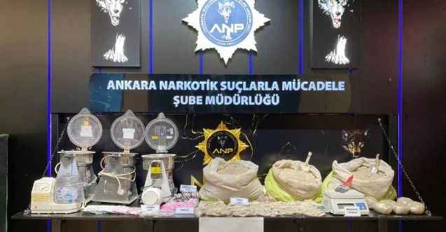 Ankara Merkezli 5 İlde Uyuiturucu operasyonu düzenlendi toplam 138 Gözaltı!