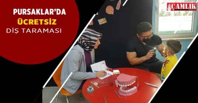 Pursaklar'da ücretsiz diş sağlığı taraması yapıldı