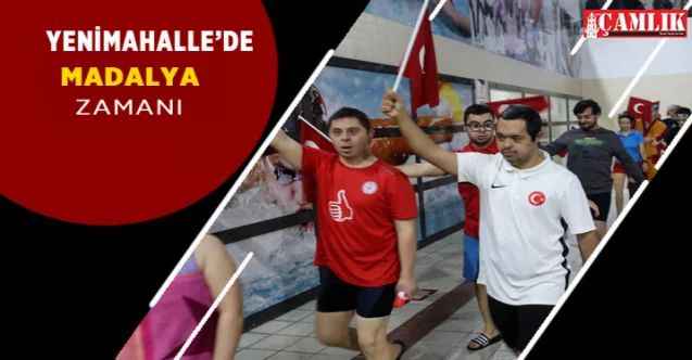 Yenimahalle'de engelsiz yüzücüler göz kamaştırdı