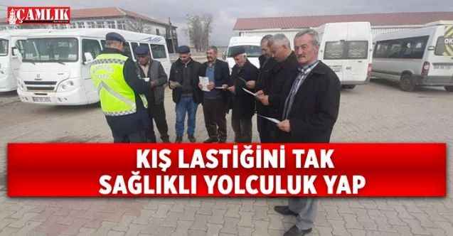 Yozgat'ta Jandarma ekipleri kış lastiği uygulaması yaptı