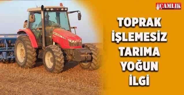 Yozgat'ta Toprak işlemesiz tarım devam ediyor