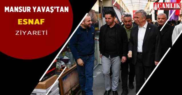 ABB Başkanı Mansur Yavaş'tan Maltepe Pazarı esnafına ziyaret!