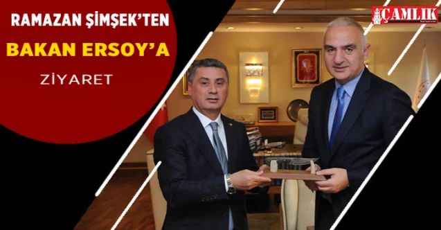 Gölbaşı Belediye Başkanı Ramazan Şimşek Bakan Ersoy'a Gölbaşını Anlattı