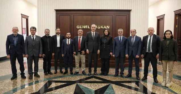 Anadolu Yayıncılar Derneği, AK Parti Genel Başkanvekili Numan Kurtulmuş'u ziyaret etti