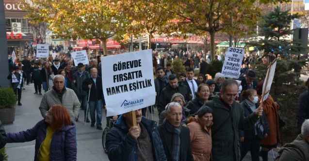 Engelliler konfederasyonu Ankara'da taleplerini dile getirdi