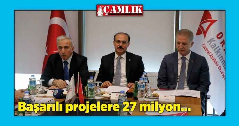 Başarılı projelere 27 milyon...
