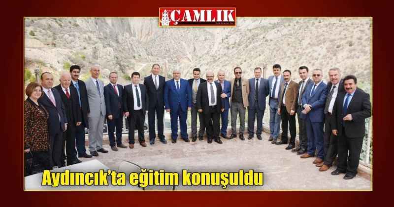 Aydıncık'ta eğitim konuşuldu