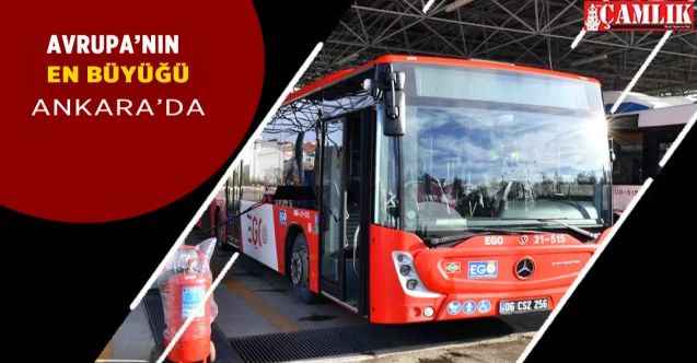 Avrupa'nın en büyük doğalgaz dolum istasyonu Ankara'da