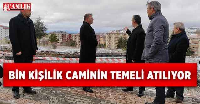 Yozgat'ta Cami İnşaatında incelemelerde bulundular
