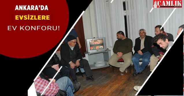 Ankara'da ABB'den evsizler için ev konforu!
