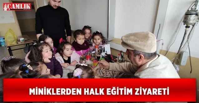 Yozgat’ta minikler Halk Eğitim Merkezi’ni ziyaret etti