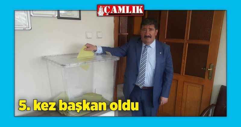5. kez başkan oldu