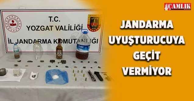 Yozgat’ta uyuşturucu ticareti yapan 2 şüpheli yakalandı
