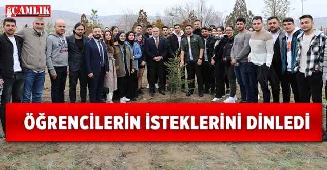 Yozgat Bozok Üniversitesi Rektörü Karadağ öğrencilerle buluştu