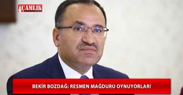Adalet Bakanı Bekir Bozdağ: Büyük bir algı operasyonunun içindeyiz!
