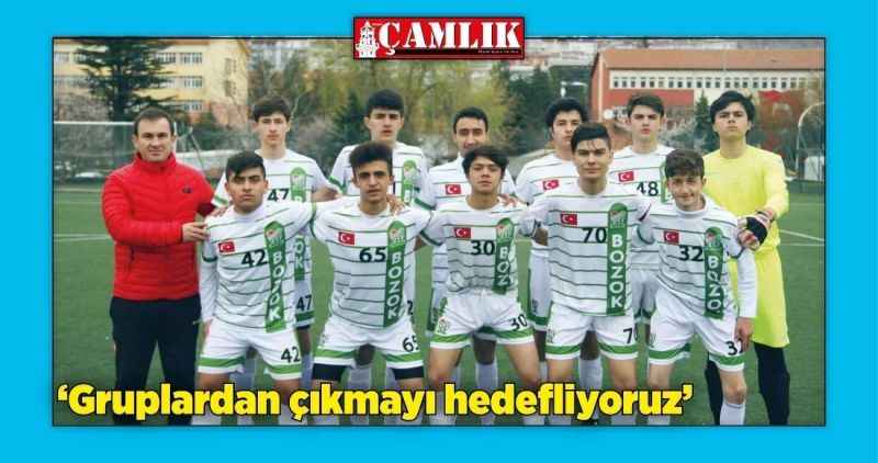 'Gruplardan çıkmayı hedefliyoruz'