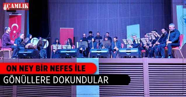 Yozgat Gençlik Merkezi Neyzenleri tarafından On Ney Bir Nefes programı gerçekleştirildi