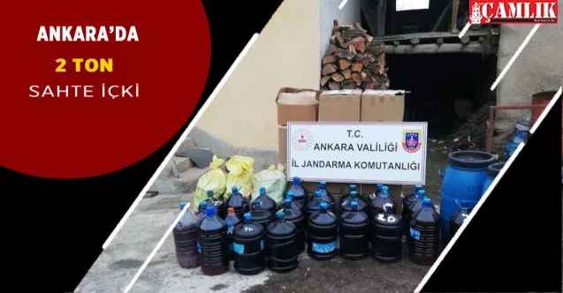 Ankara'da sahte içki operasyonu: 100 Litre sahte rakı ele geçirildi!
