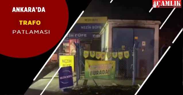 Ankara Ostim'de trafo patlaması... Patlama çevrede paniğe neden oldu! Video haber