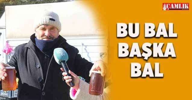 Yozgat Evci Köyü Doğal çiçek balını pazarda satıyor