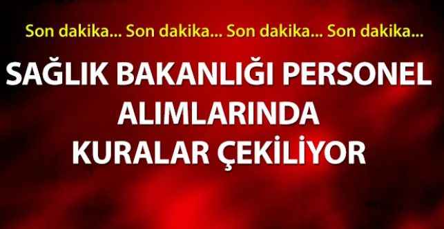 Sağlık Bakanlığı Sürekli İşçi Alımında Kuralar Çekiliyor