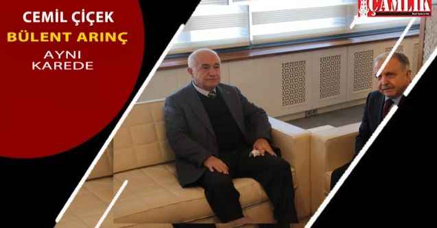 Cemil Çiçek ve Bülent Arınç'tan İhlas medya Ankara temsilcisi Fevzi Kahraman'a hayırlı olsun ziyareti