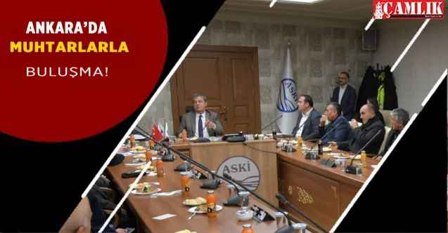 ASKİ Bala'daki su sorununu ilçedeki muhtarlar ile görüştü!