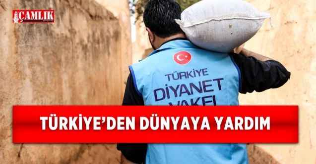 Türkiye Diyanet Vakfı 2022 yılında 40 milyondan fazla kişiye yardım ulaştırdı