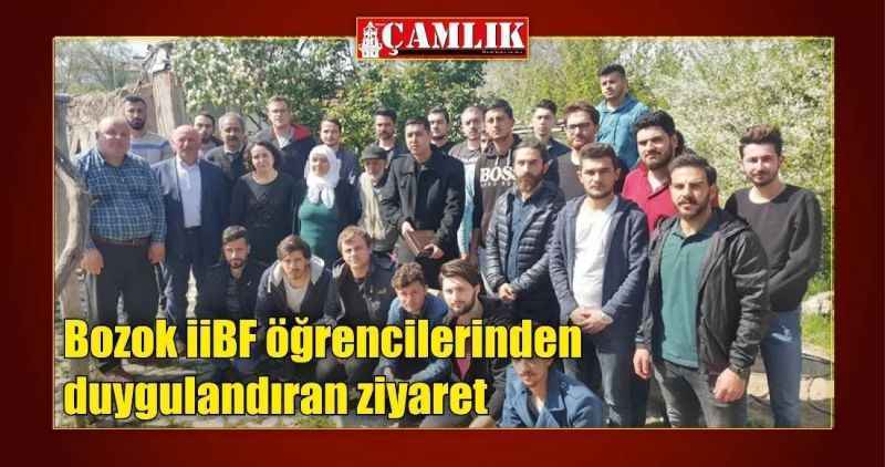 Bozok iiBF öğrencilerinden  duygulandıran ziyaret