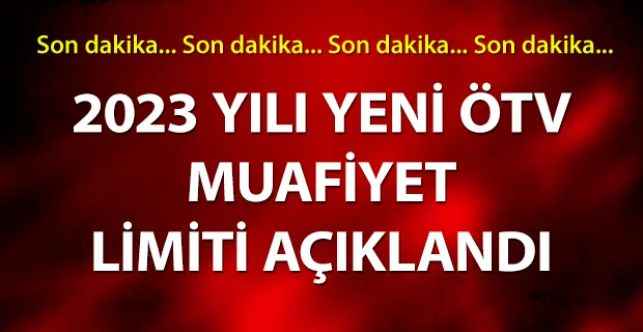 ÖTV’de Limit artırımı yapıldı