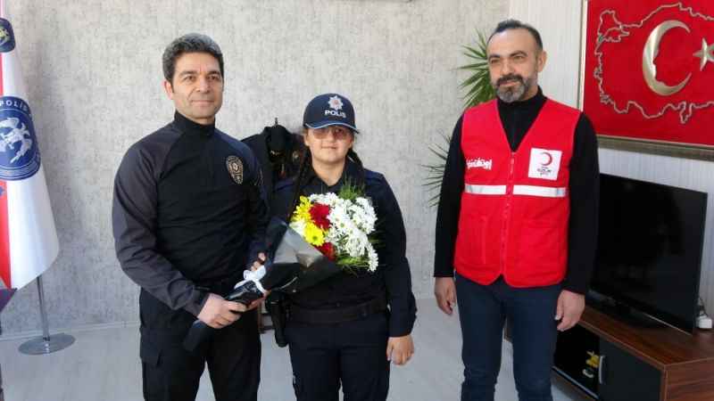 Yozgat'ta özel öğrencinin polislik hayali bir günlüğüne gerçek oldu