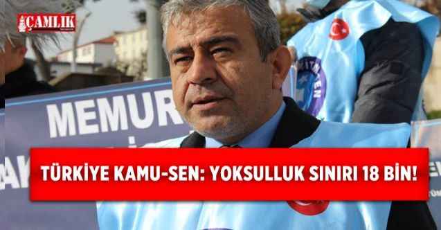 Türkiye Kamu-sen Yoksulluk sınırını açıkladı: 18 Bin 554 Lira!