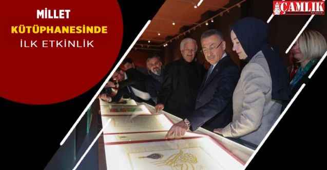 Süleyman Saim Tekcan’ın eserlerinin yer aldığı sergi Cumhurbaşkanı Yardımcısı Oktay’ın katılımıyla açıldı