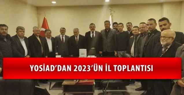 YOSİAD 2023 Ocak Ayı toplantısı derneğin İstanbul'daki Genel Merkezinde gerçekleşti!