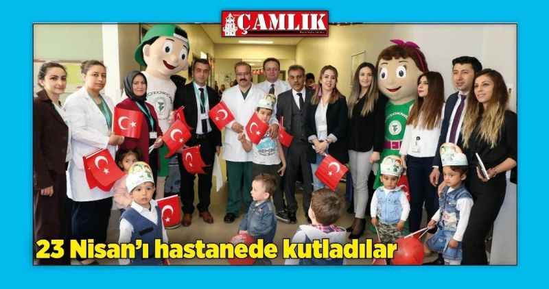 23 Nisan'ı hastanede kutladılar