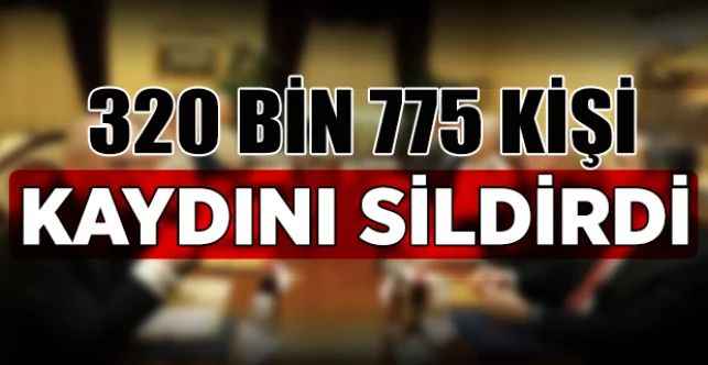 E-devlet başvurusuyla 320 bin 775 kişinin adli sicil kaydı silindi