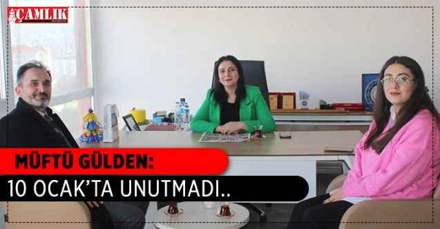 Yozgat İl Müftüsü Ali Gülden, 10 Ocak Çalışan Gazeteciler Günü'nü unutmadı