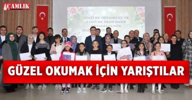 Yozgat Çekerek İlçesinde Güzel Okumak İçin Yarıştılar