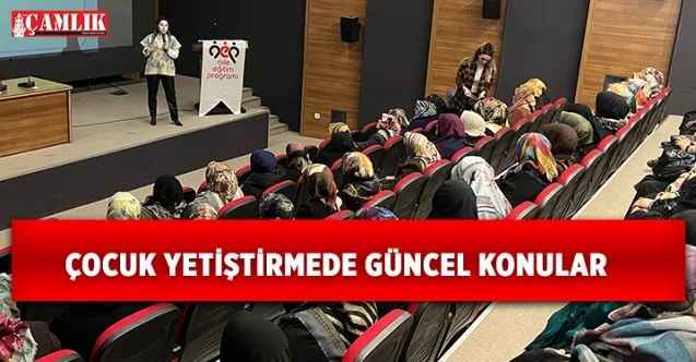 Yozgat Sosyal Hizmet Merkezi Müdürlüğü personeli Sosyolog Merve Er, Çocuk Yetiştirmede Güncel Konuları anlattı