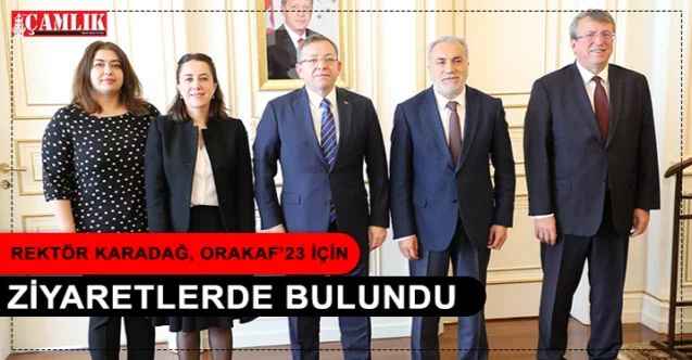 Yozgat Bozok Üniversitesi Rektörü Ahmet Karadağ, Orakaf’23 Fuarı İçin Ziyaretlerde Bulundu