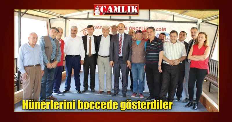 Hünerlerini boccede gösterdiler