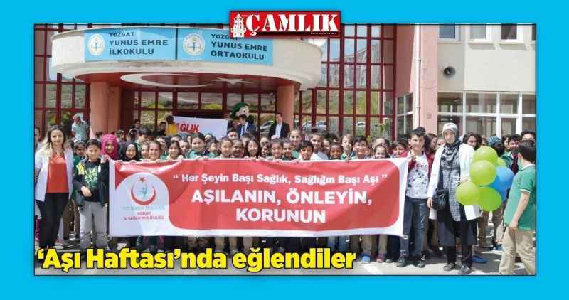 'Aşı Haftası'nda eğlendiler