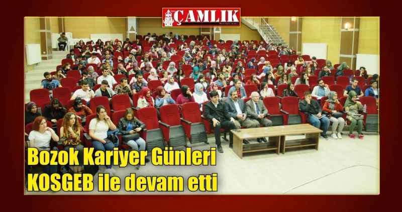 Bozok Kariyer Günleri  KOSGEB ile devam etti