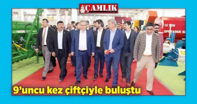 9'uncu kez çiftçiyle buluştu