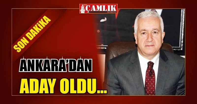 Ankara'dan aday oldu!